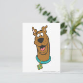 Scooby-Doo lächelnd Gesicht Postkarte (Stehend Vorderseite)