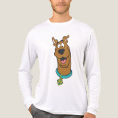 Scooby-Doo lächelnd Gesicht Tri-Blend Shirt (Vorderseite)