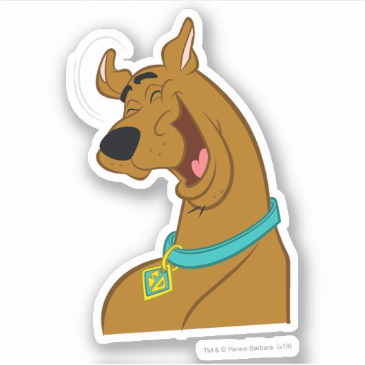 Scooby-Doo Lachen Aufkleber (Vorderseite)