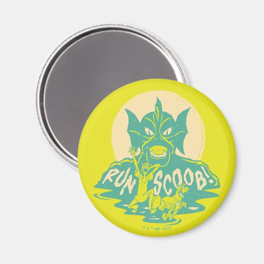 Scooby-Doo | Lauf Scoob! Magnet (Vorderseite/Rückseite)