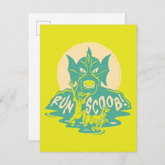 Scooby-Doo | Lauf Scoob! Postkarte (Vorne/Hinten)