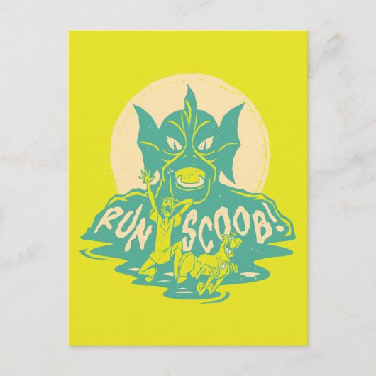 Scooby-Doo | Lauf Scoob! Postkarte (Vorderseite)