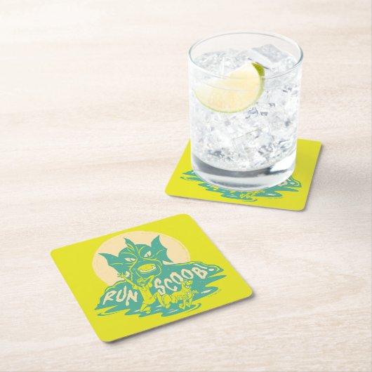 Scooby-Doo | Lauf Scoob! Rechteckiger Pappuntersetzer (Vor Ort)