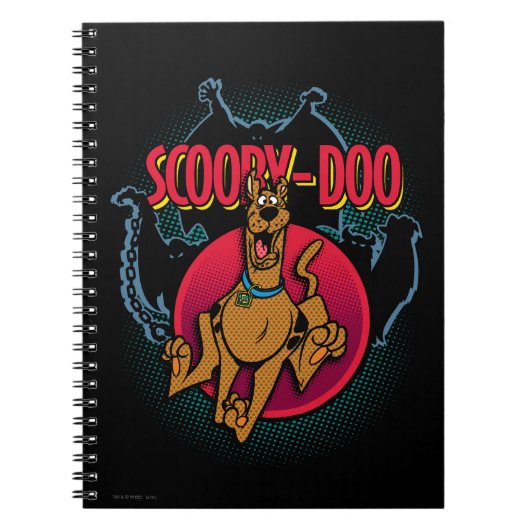 Scooby-Doo läuft von Geistern grafisch Notizblock (Vorderseite)