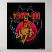 Scooby-Doo läuft von Geistern grafisch Poster (Vorne)