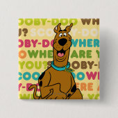 Scooby-Doo läuft "Wo bist du?" Button (Vorderseite)