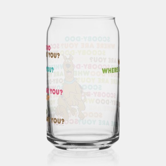 Scooby-Doo läuft "Wo bist du?" Dosenglas (Rechts)