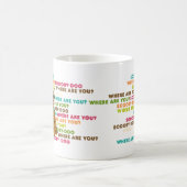 Scooby-Doo läuft "Wo bist du?" Kaffeetasse (Mittel)