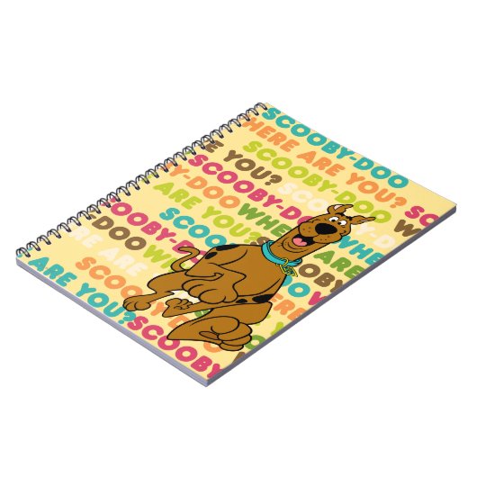 Scooby-Doo läuft "Wo bist du?" Notizblock (Linke Seite)