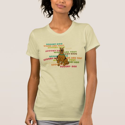 Scooby-Doo läuft "Wo bist du?" T-Shirt (Vorderseite)
