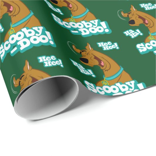 Scooby-Doo Laughing Geschenkpapier (Rolleneckpunkt)
