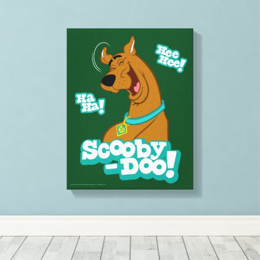 Scooby Doo Laughing Leinwanddruck (Insitu (Holzboden))