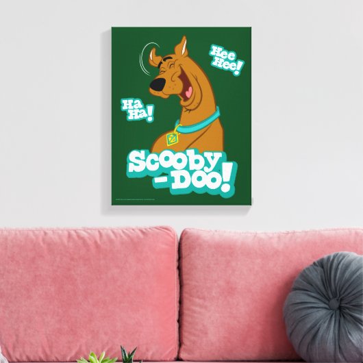Scooby Doo Laughing Leinwanddruck (Insitu (Wohnzimmer))