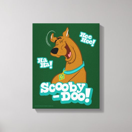 Scooby Doo Laughing Leinwanddruck (Vorderseite)