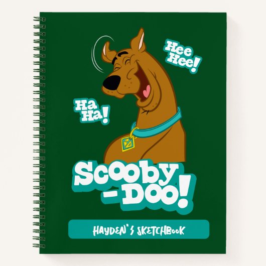 Scooby-Doo Laughing Zeichnend Notizblock (Vorderseite)