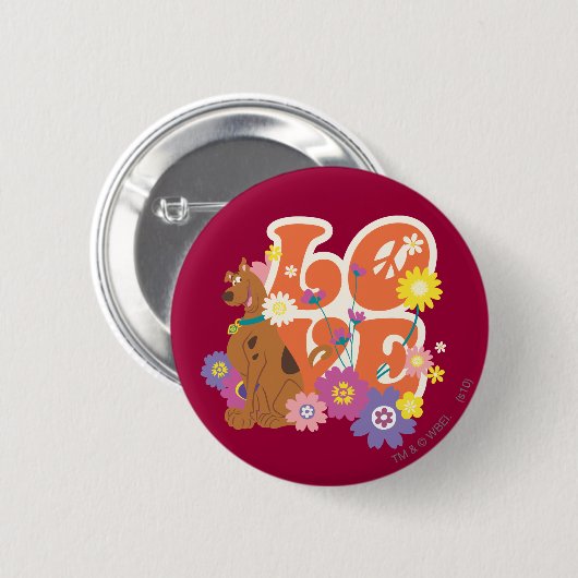 Scooby-Doo "Liebe" Button (Vorne & Hinten)