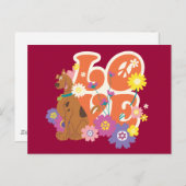 Scooby-Doo "Liebe" Postkarte (Vorne/Hinten)