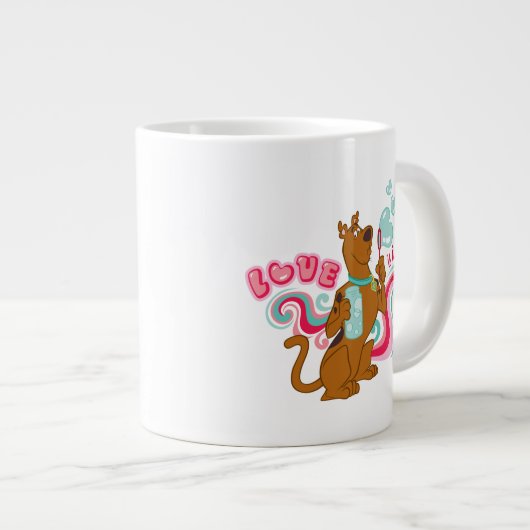 Scooby-Doo - Love Is In The Air Jumbo-Tasse (Vorderseite Rechts)