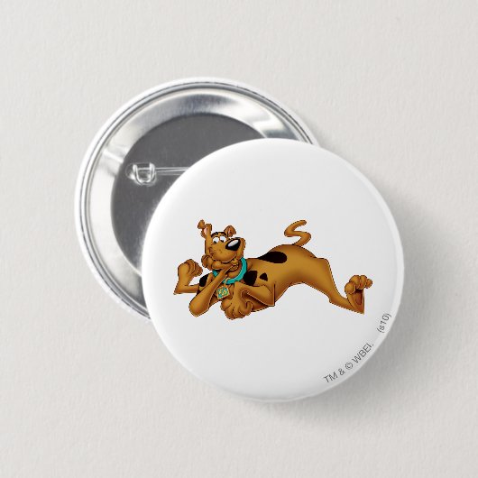 Scooby-Doo lying Down Button (Vorne & Hinten)