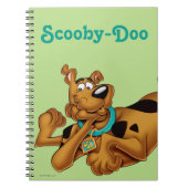 Scooby-Doo lying Down Notizblock (Vorderseite)