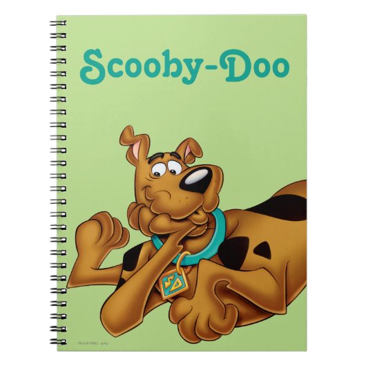 Scooby-Doo lying Down Notizblock (Vorderseite)
