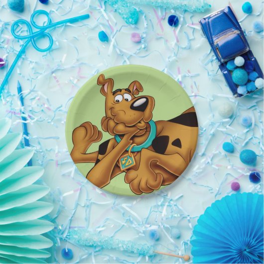 Scooby-Doo lying Down Pappteller (Party)