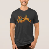 Scooby-Doo lying Down Tri-Blend Shirt (Vorderseite)