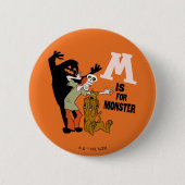 Scooby-Doo | M ist für Monster Button (Vorderseite)