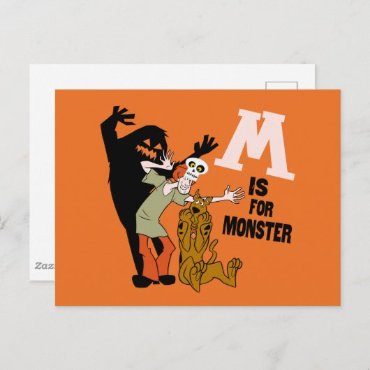 Scooby-Doo | M ist für Monster Postkarte (Vorne/Hinten)