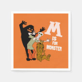 Scooby-Doo | M ist für Monster Serviette (Vorderseite)