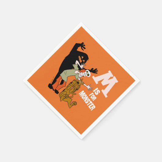 Scooby-Doo | M ist für Monster Serviette (Ecke)