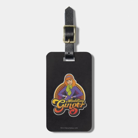 Scooby-Doo | "Meddling Ginger" Daphne Gepäckanhänger (Vorderseite vertikal)