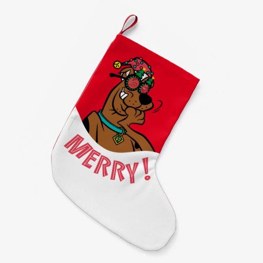 Scooby-Doo Merry Laughter Kleiner Weihnachtsstrumpf (Vorderansicht (hängend))