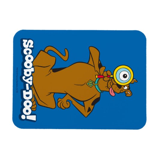 Scooby Doo mit Glass Magnet (Horizontal)
