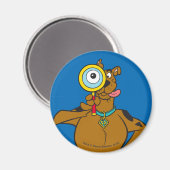 Scooby Doo mit Glass Magnet (Vorderseite/Rückseite)