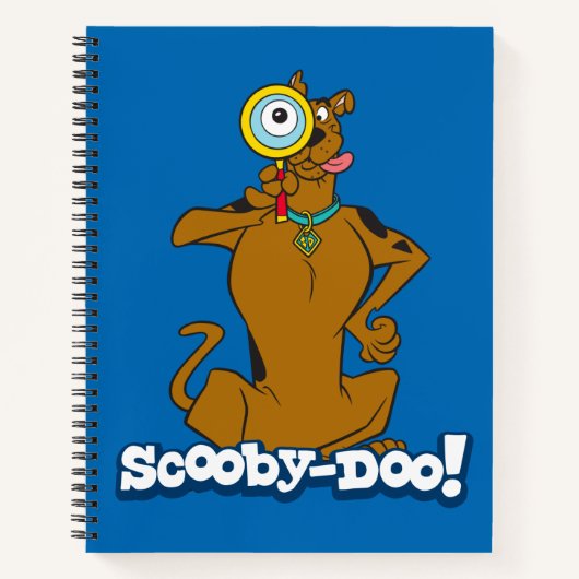 Scooby Doo mit Glass Notizblock (Vorderseite)