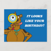 Scooby Doo mit Glass Postkarte (Vorderseite)