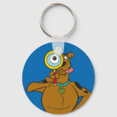Scooby Doo mit Glass Schlüsselanhänger (Vorderseite)