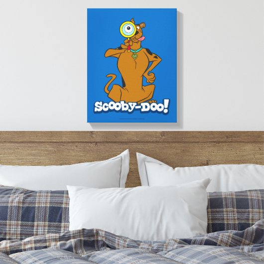 Scooby-Doo mit Lupe Leinwanddruck (Insitu (Schlafzimmer))