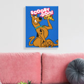 Scooby-Doo mit Pizza-Scheibe Leinwanddruck (Insitu (Wohnzimmer))