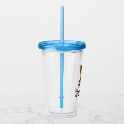 Scooby Doo mit Pizza Slice Acryltrinkbecher (Rechts)