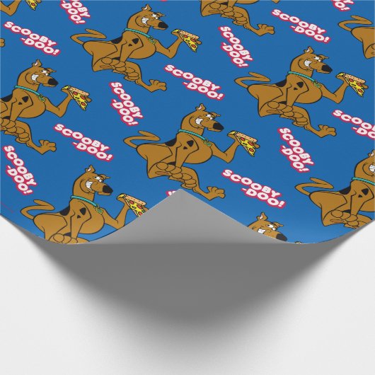 Scooby Doo mit Pizza Slice Geschenkpapier (Ecke)
