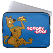 Scooby Doo mit Pizza Slice Laptopschutzhülle (Vorderseite)