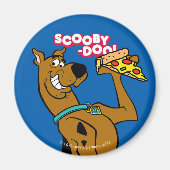 Scooby Doo mit Pizza Slice Magnet (Vorne)