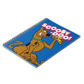 Scooby Doo mit Pizza Slice Notizblock (Linke Seite)