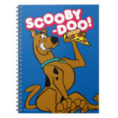 Scooby Doo mit Pizza Slice Notizblock (Vorderseite)