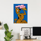 Scooby Doo mit Pizza Slice Poster (Heimbüro)