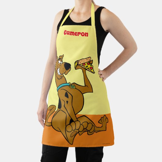 Scooby Doo mit Pizza Slice Schürze (InSitu)