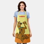 Scooby Doo mit Pizza Slice Schürze (Getragen)