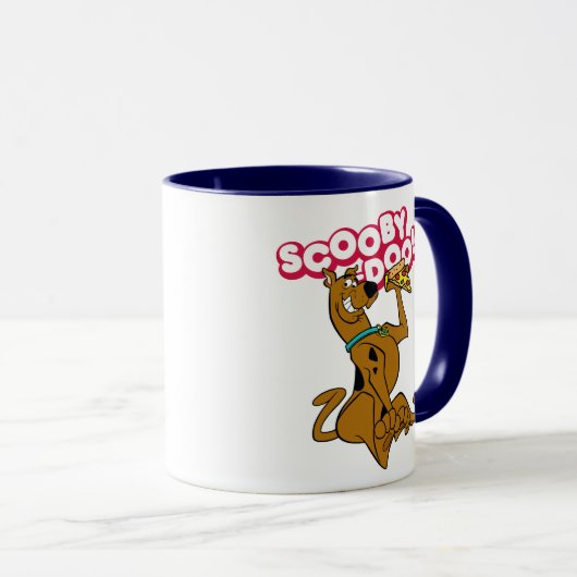 Scooby Doo mit Pizza Slice Tasse (VorderseiteRechts)